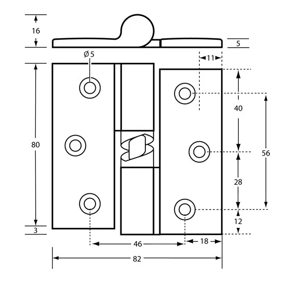 106 Gravity Hinge - Visible Fix - Image 2