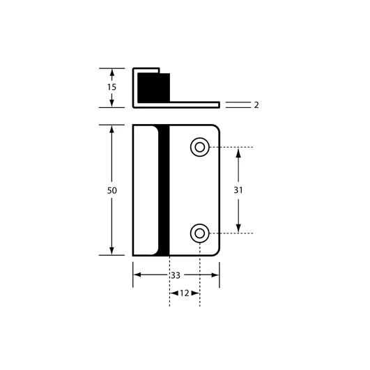 116 Edge Mounted Door Bumper - Image 2