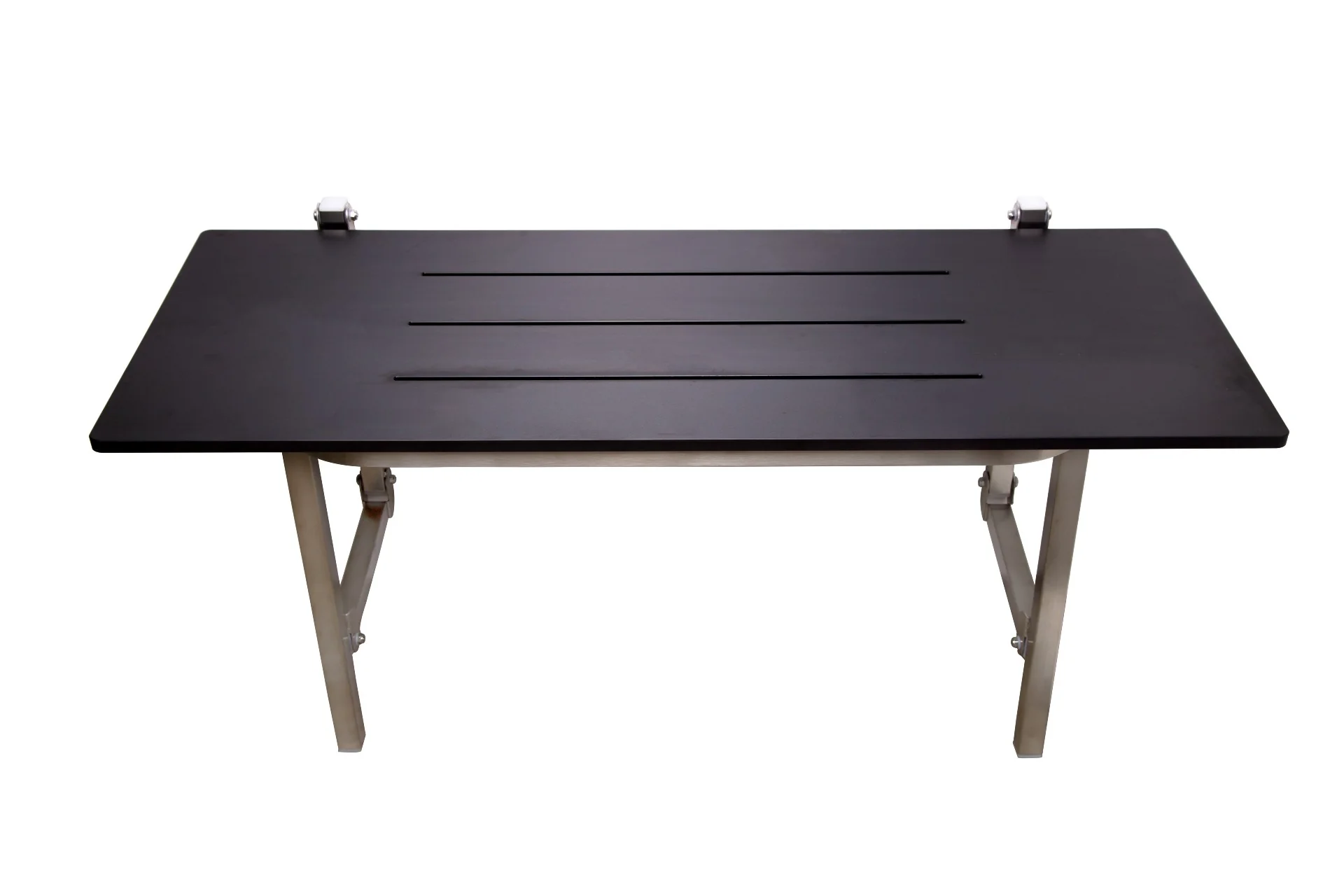 13mm Accessible Folding Shower Seat - Compact Laminate in Designer Black - Image 2