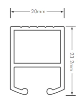 Straight Shower Curtain Track System - Image 4