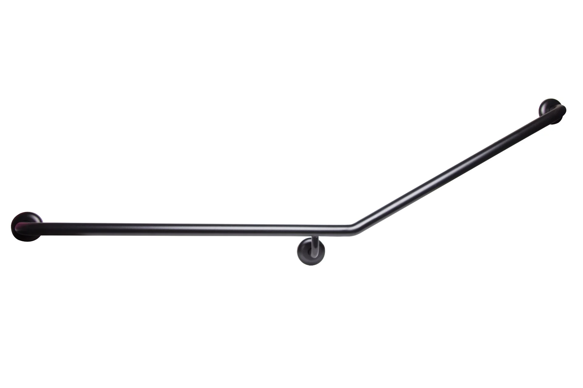 30° Flush Mount Side Wall 840x700mm LH in Designer Black - Image 2