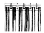 3000mm x 2000mm Polyester Taffeta Shower Curtain - Image 2