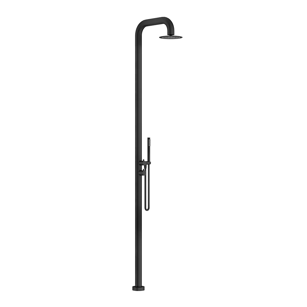 316 Stainless Steel Outdoor Freestanding Twin Shower — 250mm Head, Indoor/Outdoor, 3 Finishes - Image 3