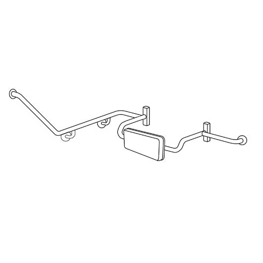 40° Grab Rail & Backrest Set RH - Image 2