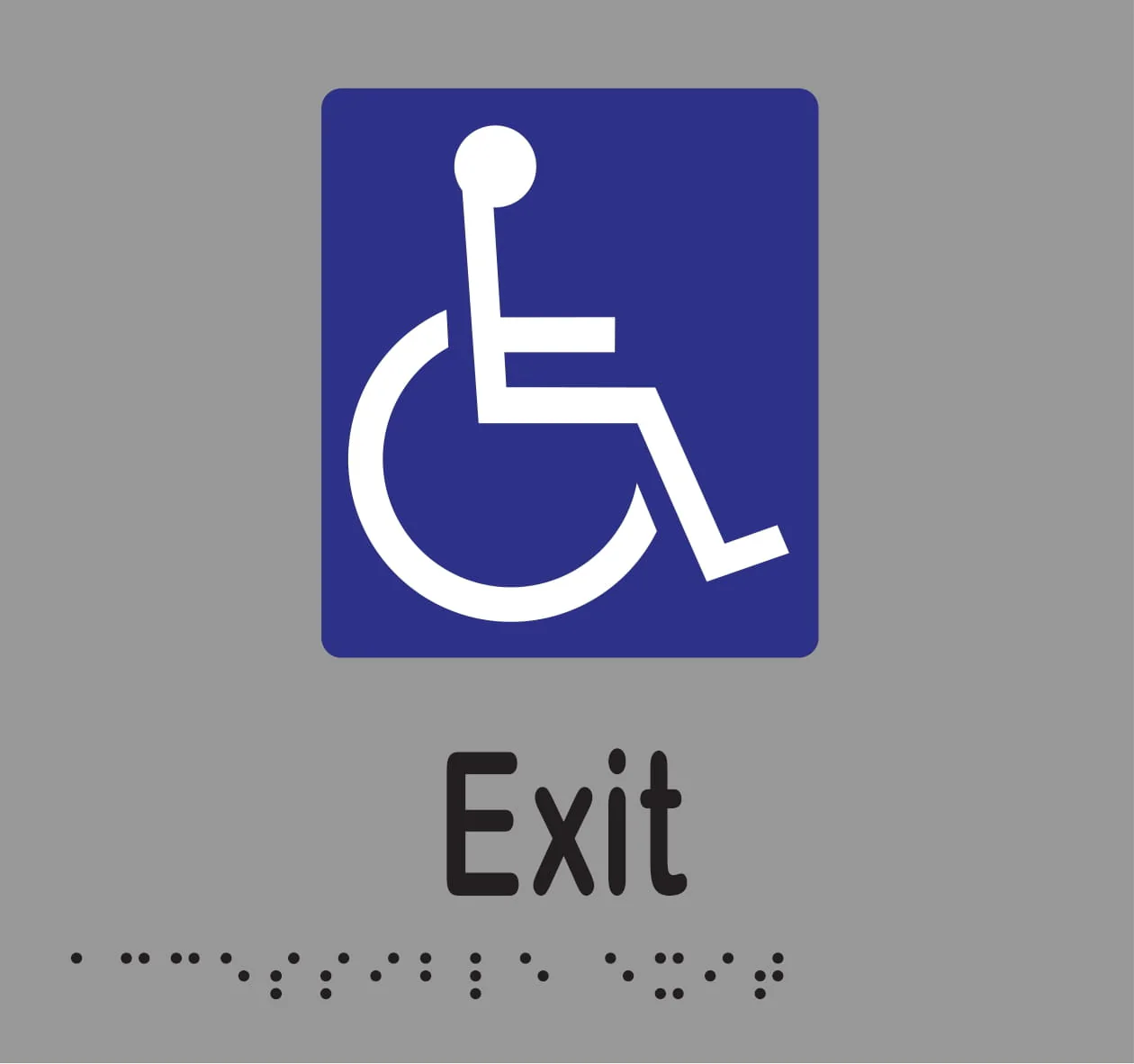 Accessible Exit Braille 160 x 150 - Image 3