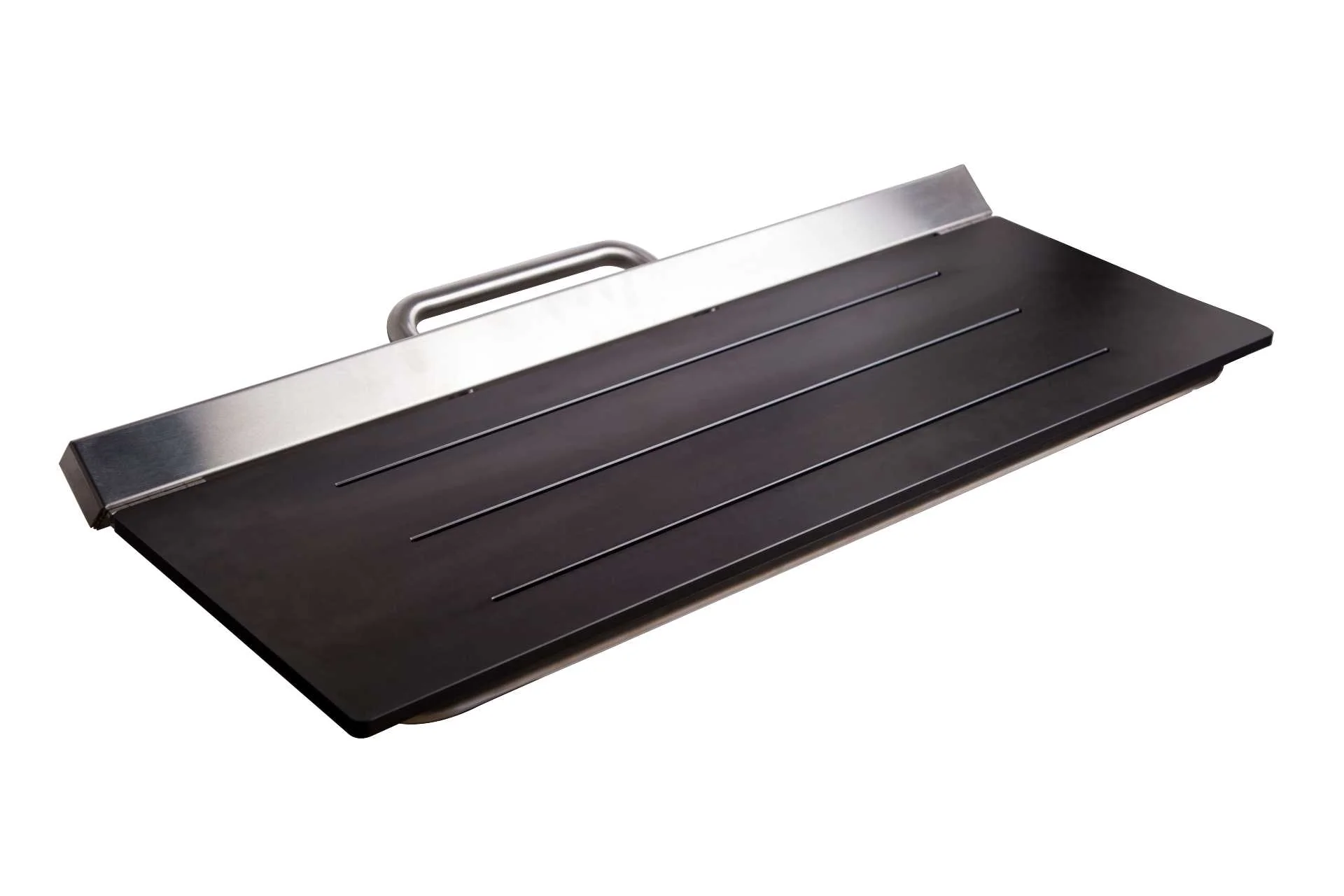 Accessible Folding Shower Seat - Compact Laminate in Designer Black - Image 2