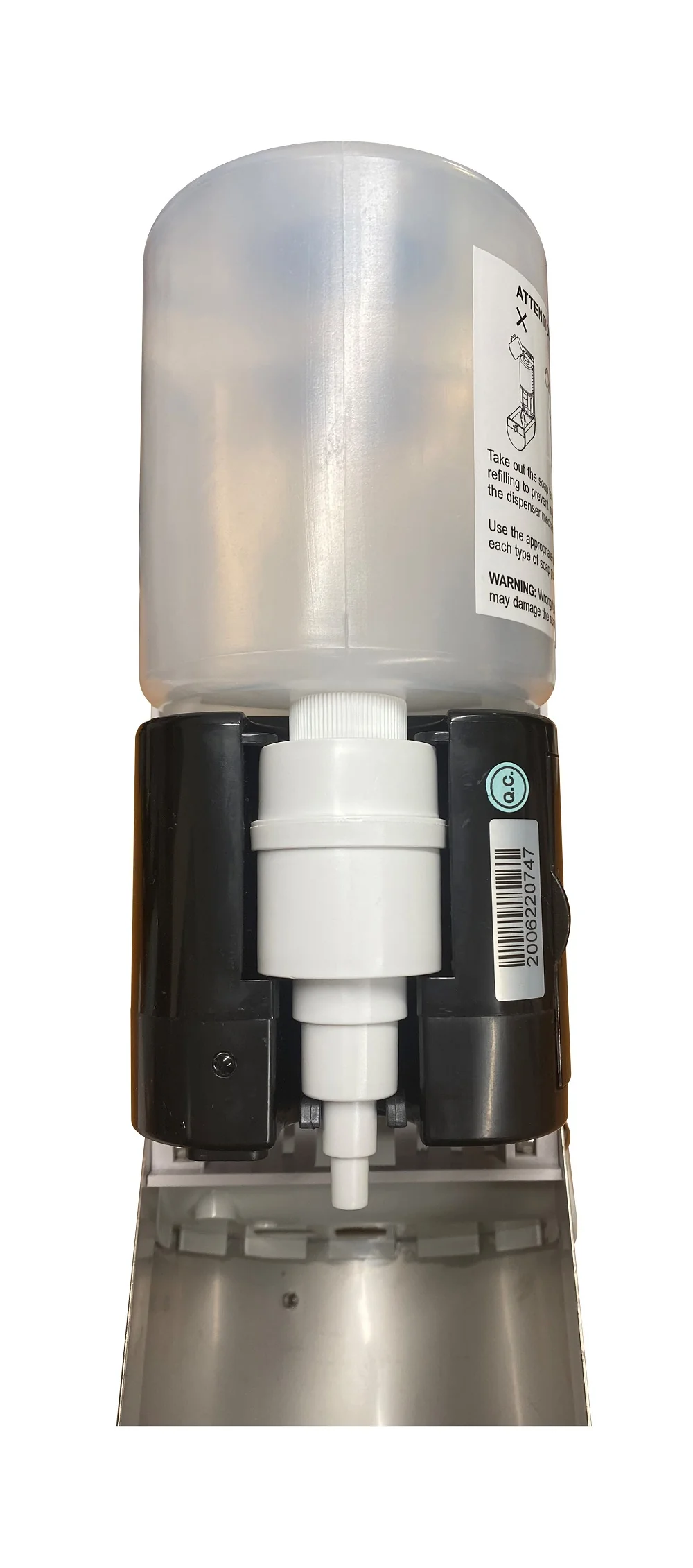 Auto Sanitiser Dispenser in Satin Stainless Steel - Image 2