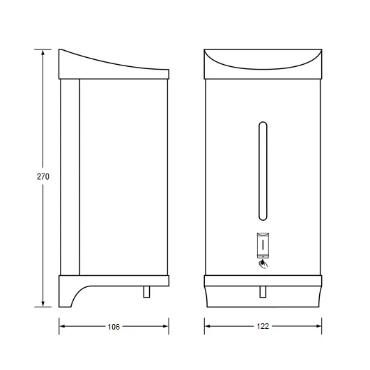 Auto Soap Dispenser in Satin Stainless Steel - Image 2
