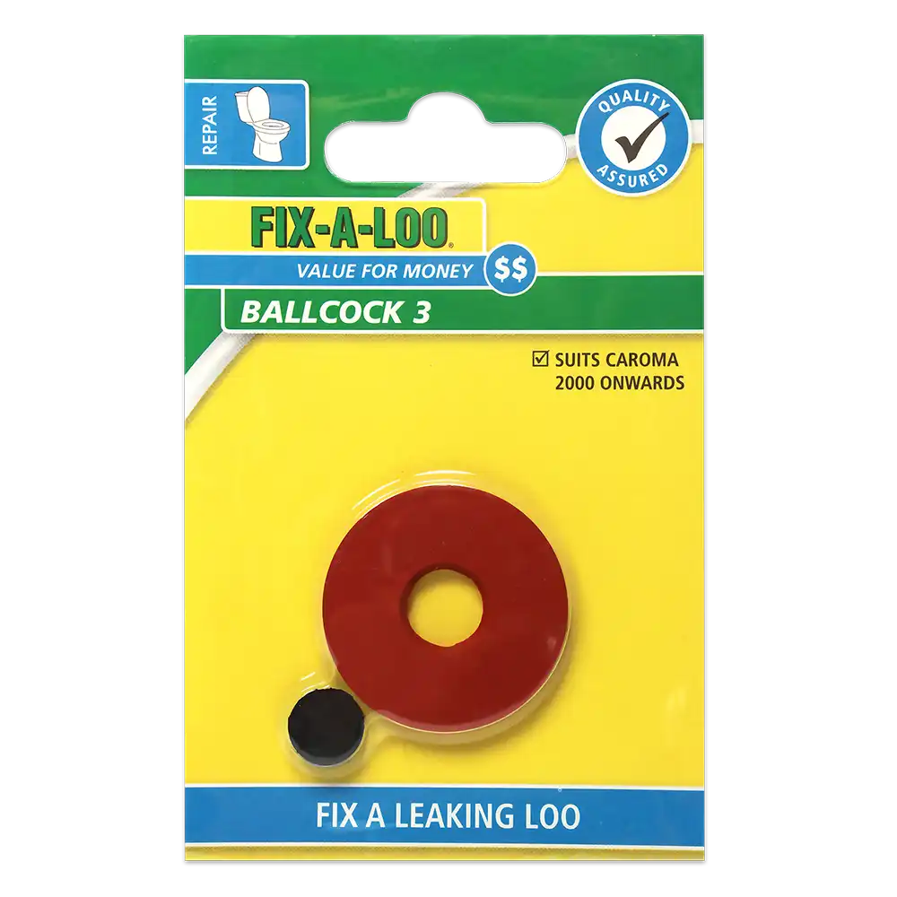 Ballcock Washer #3 – Red – Suits Caroma - Image 2