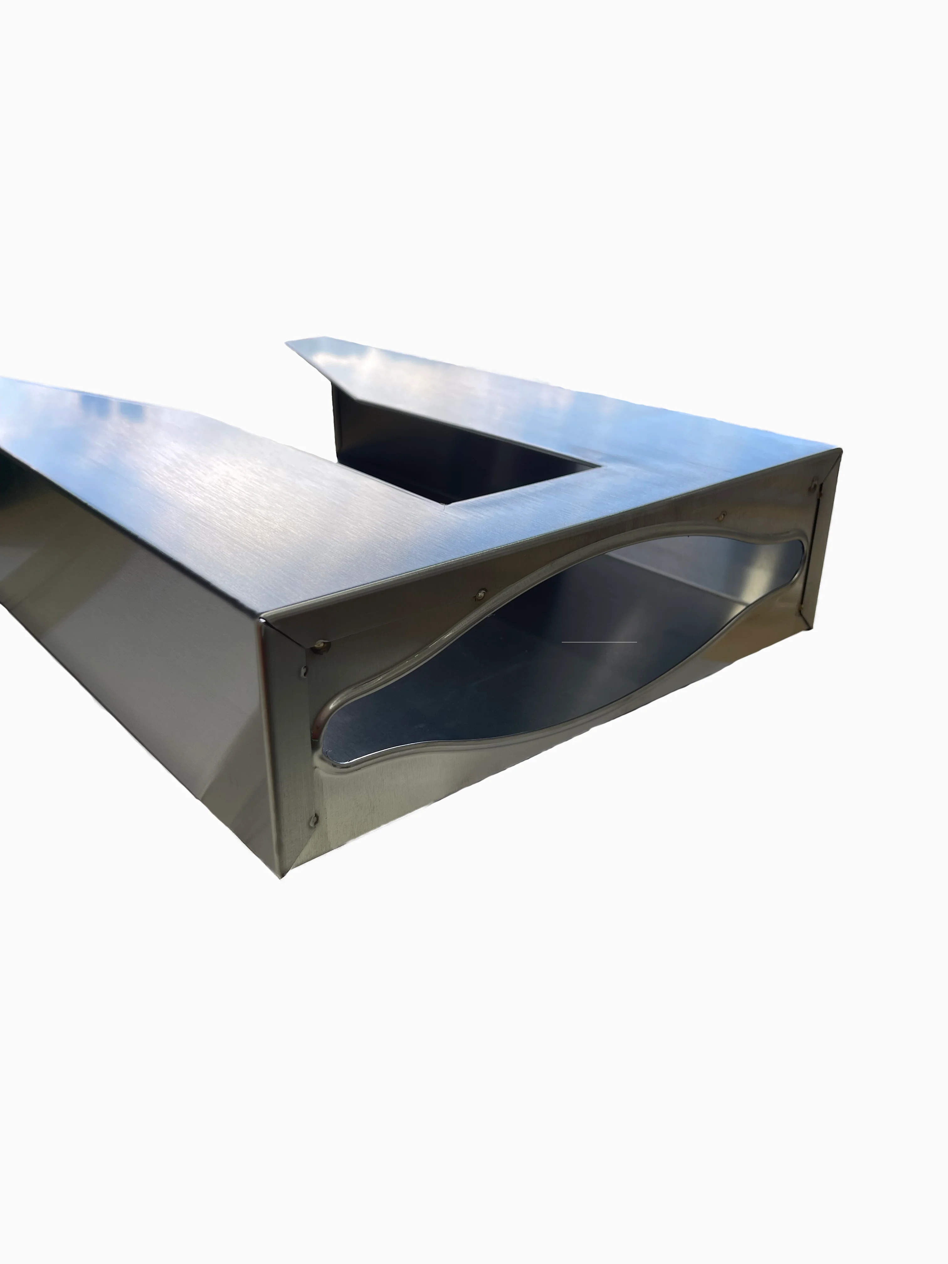 Behind the mirror/door Paper Towel Dispenser in Satin Stainless Steel - Image 2