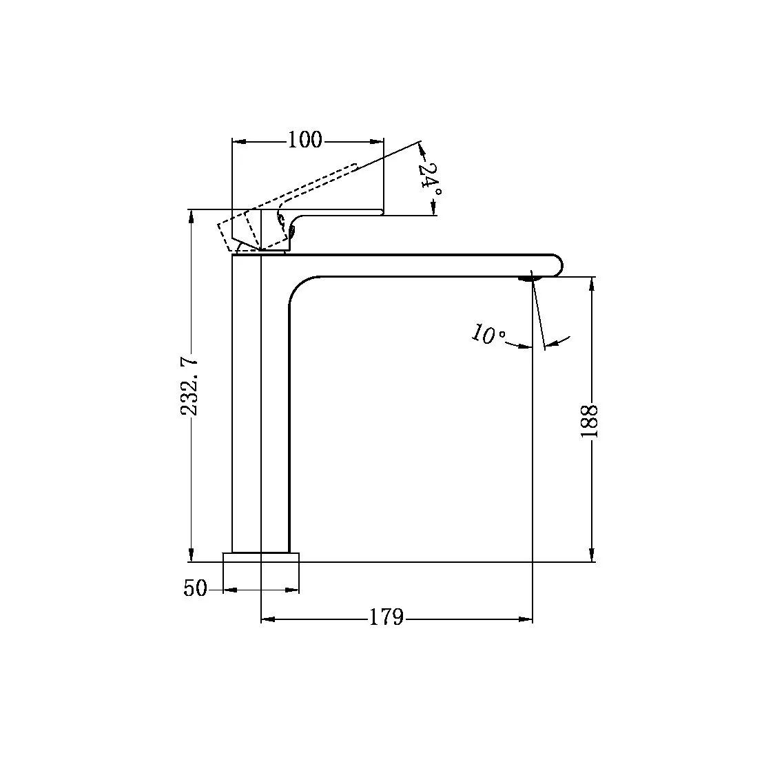 Bianca Mid Tall Basin Mixer - Image 8