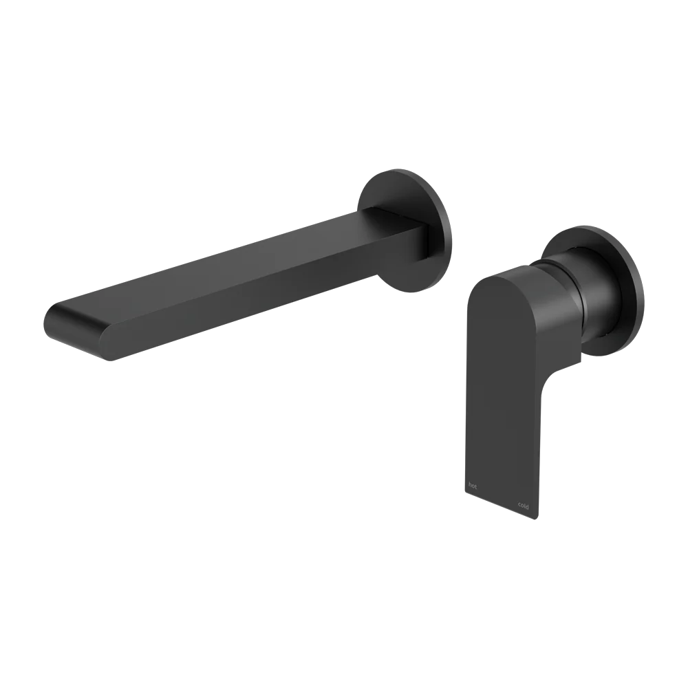 Bianca Wall Basin/bath Mixer Separate Back Plate 187mm - Image 2