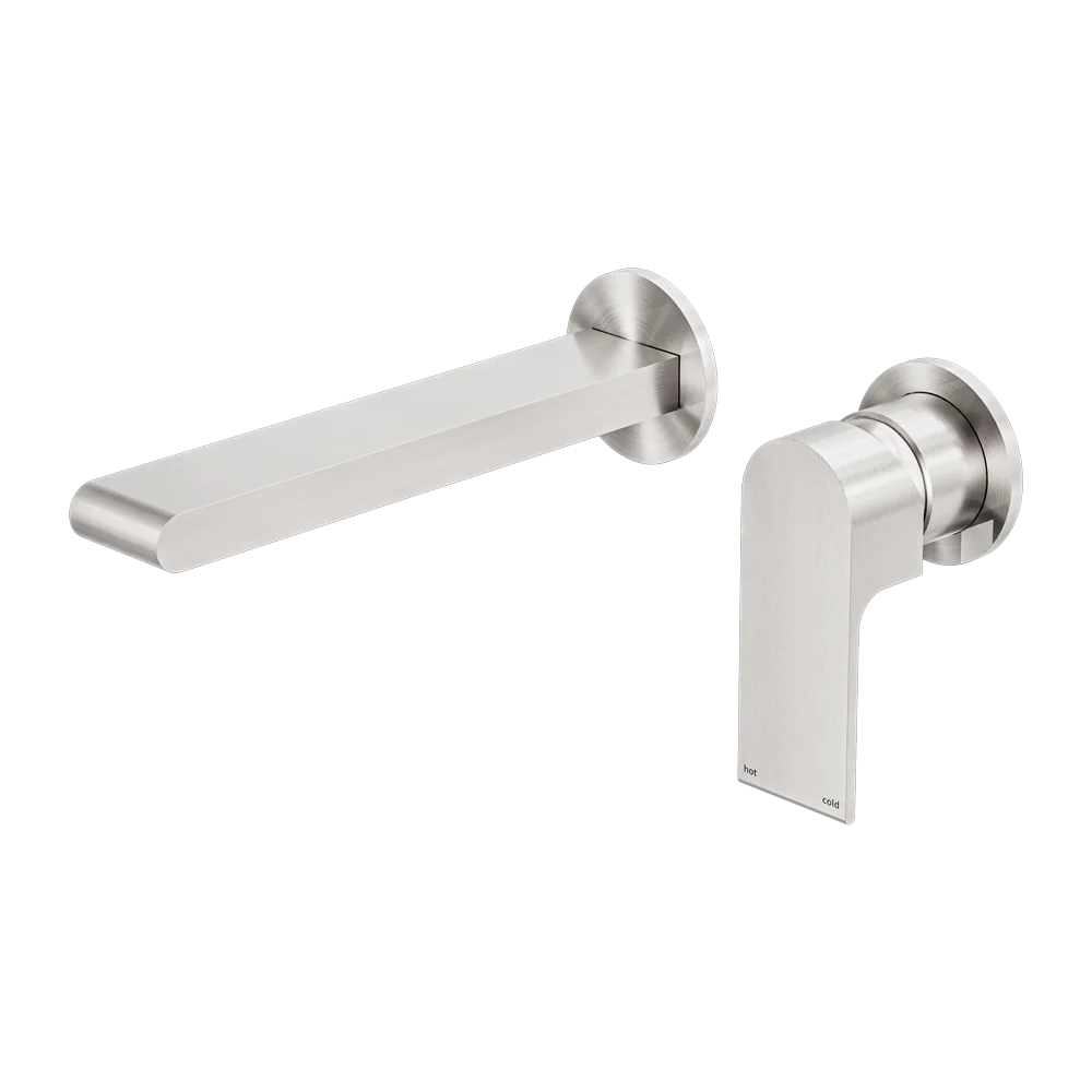 Bianca Wall Basin/bath Mixer Separate Back Plate 187mm - Image 3