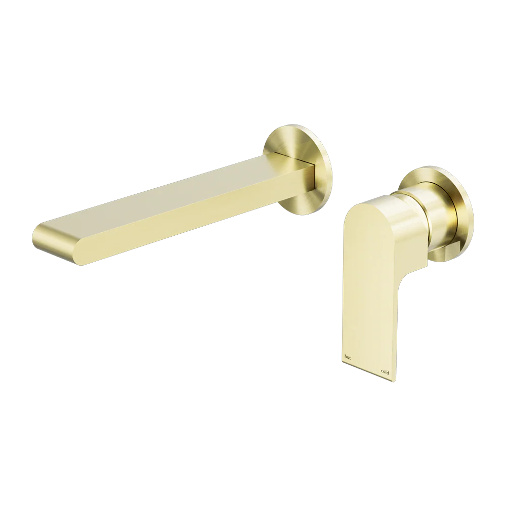 Bianca Wall Basin/bath Mixer Separate Back Plate 187mm - Image 4