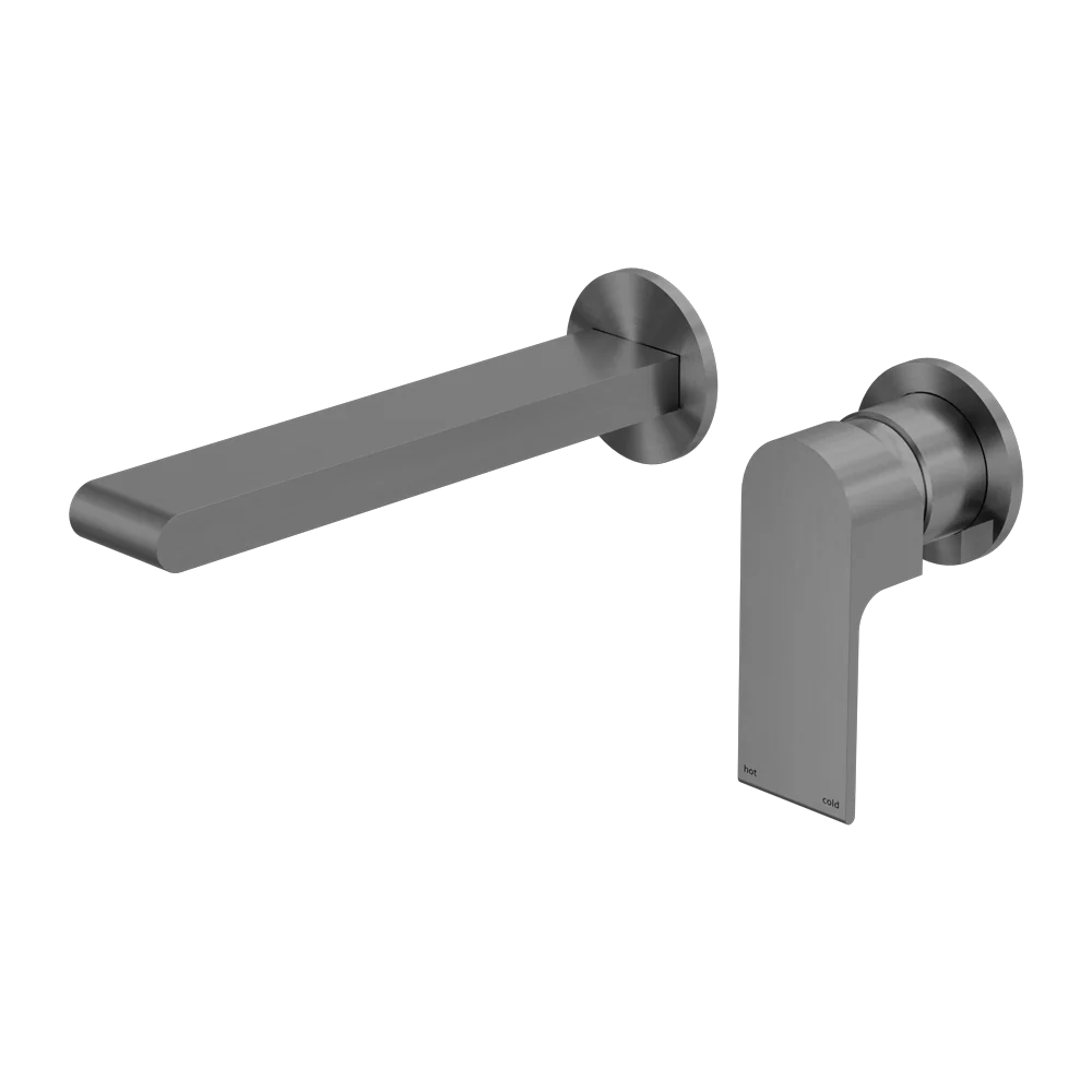 Bianca Wall Basin/bath Mixer Separate Back Plate 187mm - Image 5
