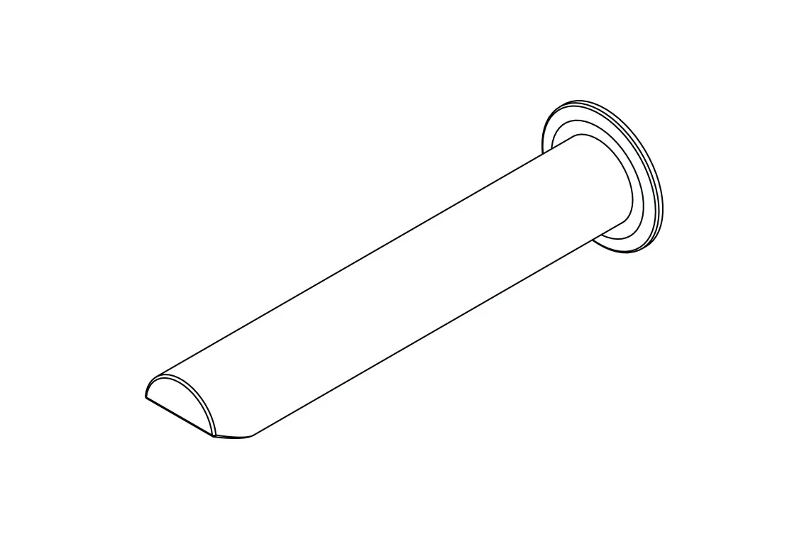 Cache Wall Mounted Fixed Bath Spout - Image 5