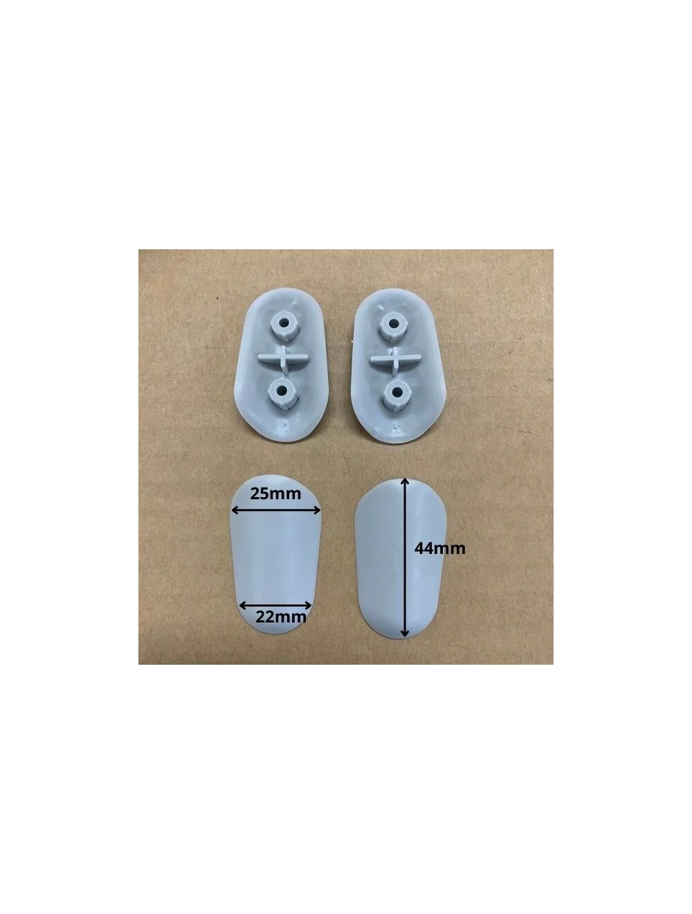 Caravelle Trident Junior Toilet Seat Buffer Set - Image 3