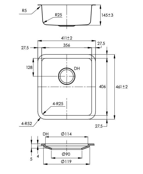 Care Single Bowl – Kitchen Sink Insert SDA Assisted Living - Image 4
