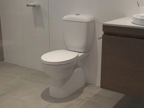 Caroma Stylus Origin Close Coupled Rimless Toilet Suite – S Trap - Image 3