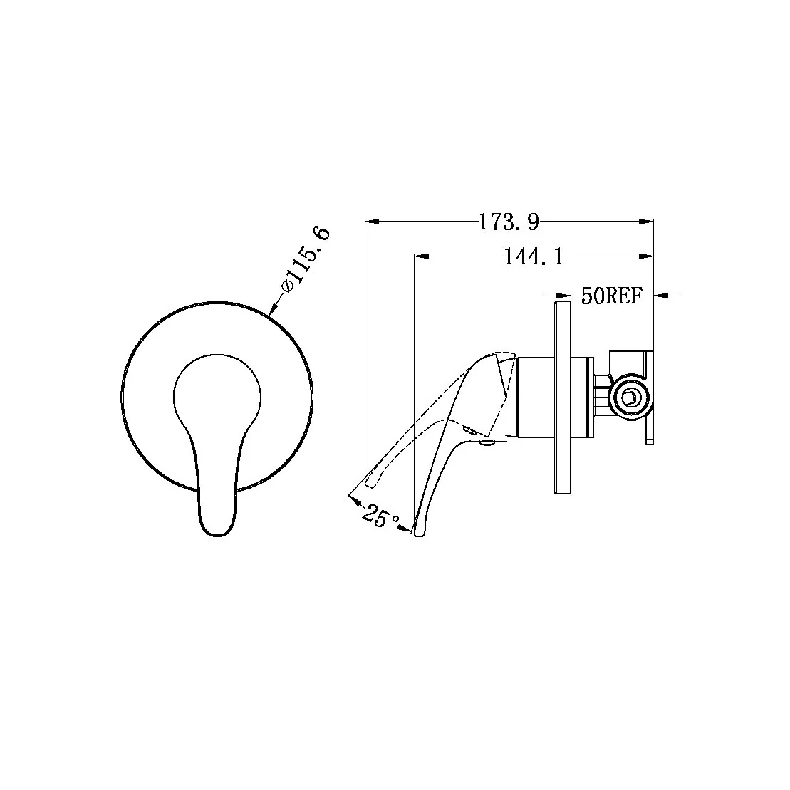 Classic Shower Mixer - Image 2
