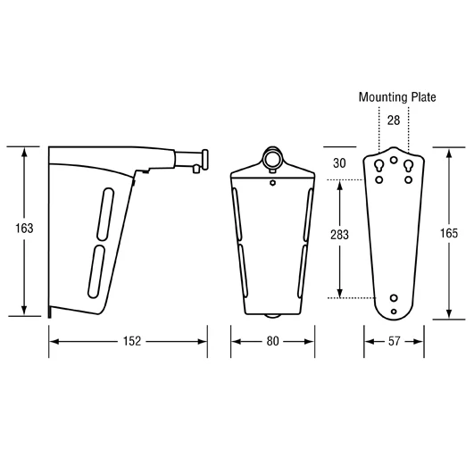 Compact Soap Dispenser in Polished Stainless Steel - Image 2
