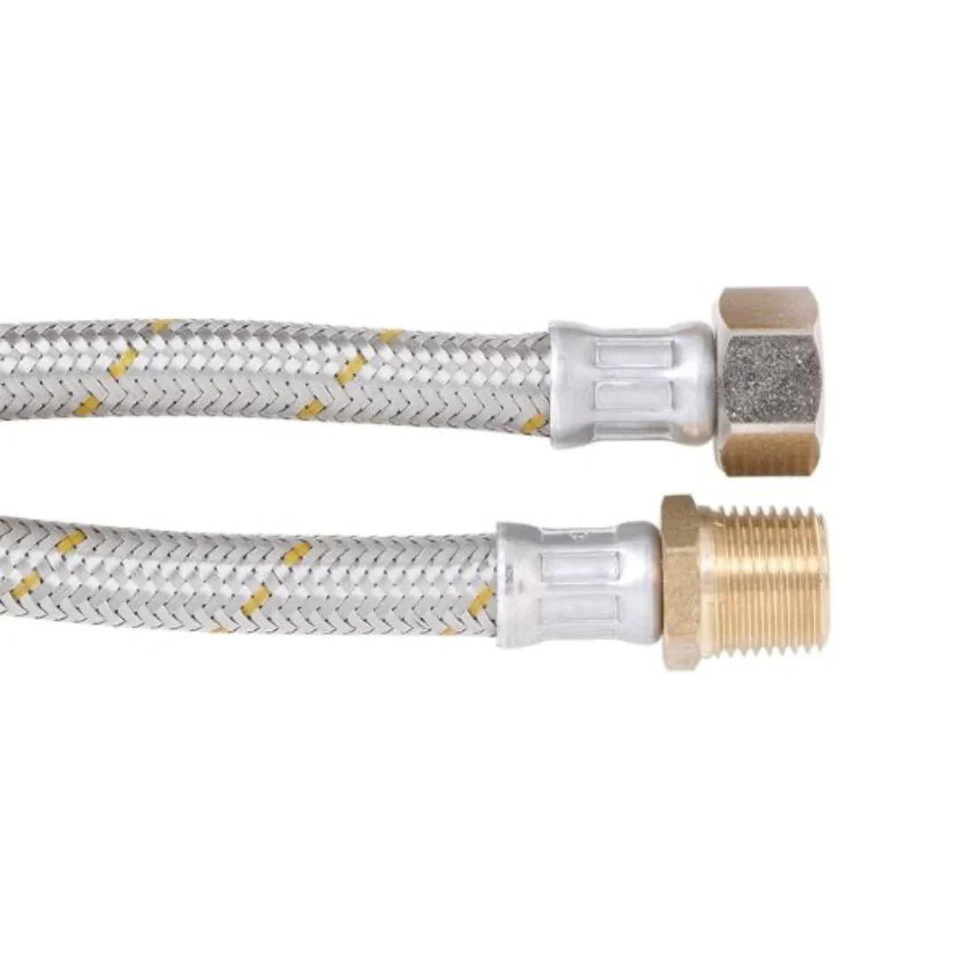 10 Mm Stainless Steel Gas Hose 1/2″ Bsp Fc X 1/2″ Bsp M (1200 Mm) - Image 2