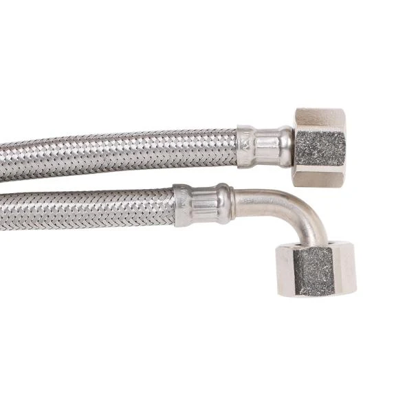 8 Mm Pex Pro Stainless Steel Water Hose 1/2″ F X 1/2″ F Elbow Connector (300 Mm) - Image 2