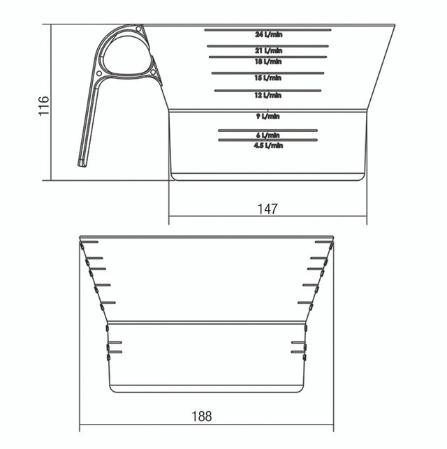 Shower Flow Measuring Jug - Image 3