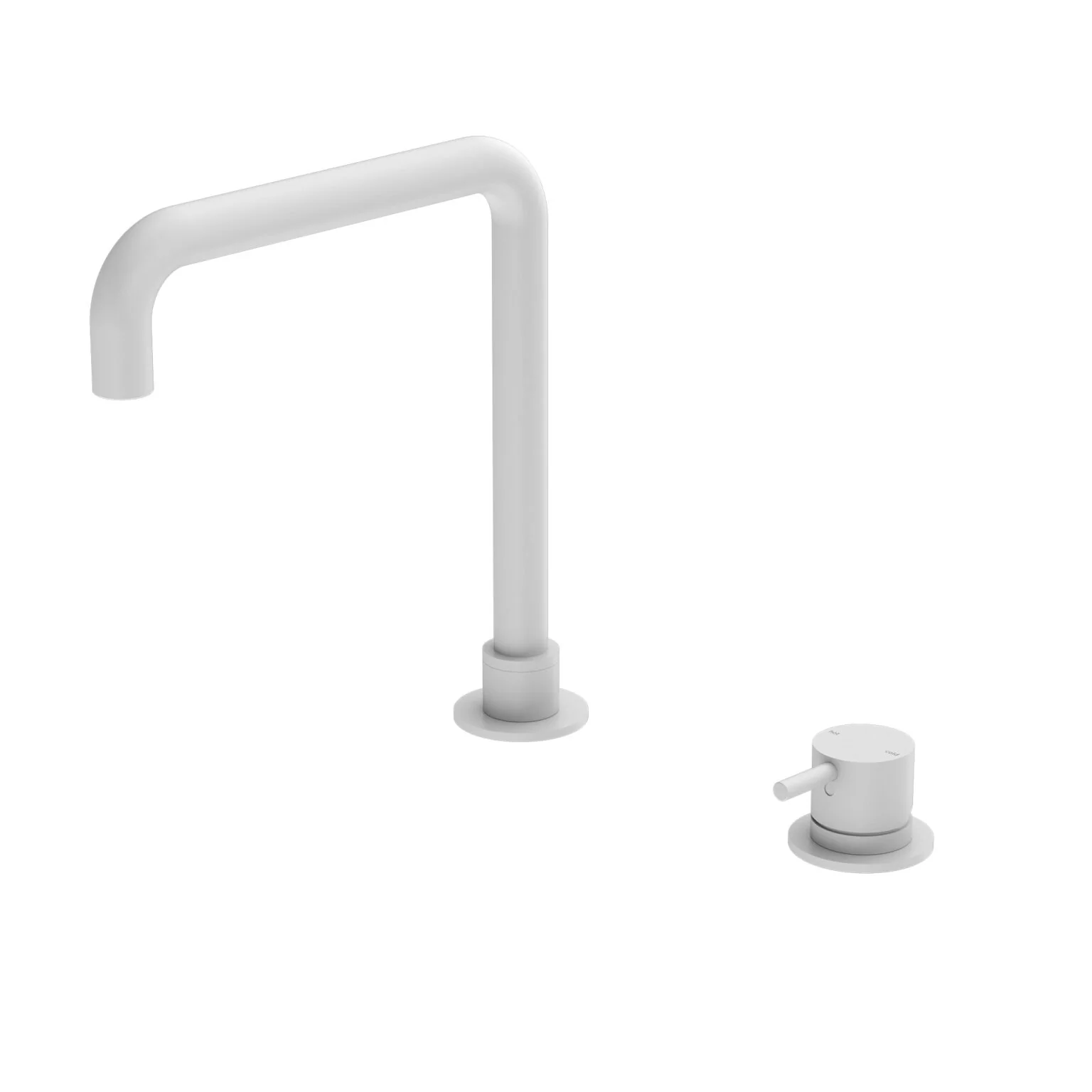 Mecca Hob Basin Mixer and Spout (Square) - Image 4