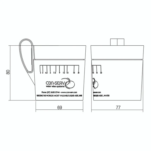 Basin Flow Measuring Cup - Image 3