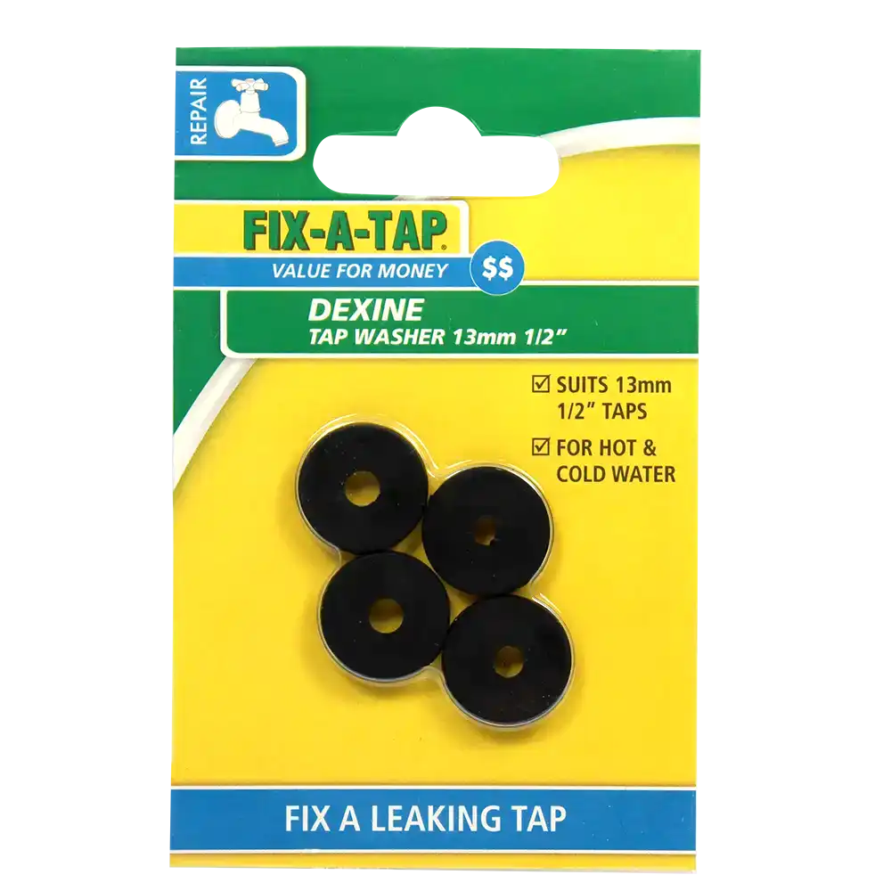 Dexine Tap Washer 13mm Pack of 4 - Image 2