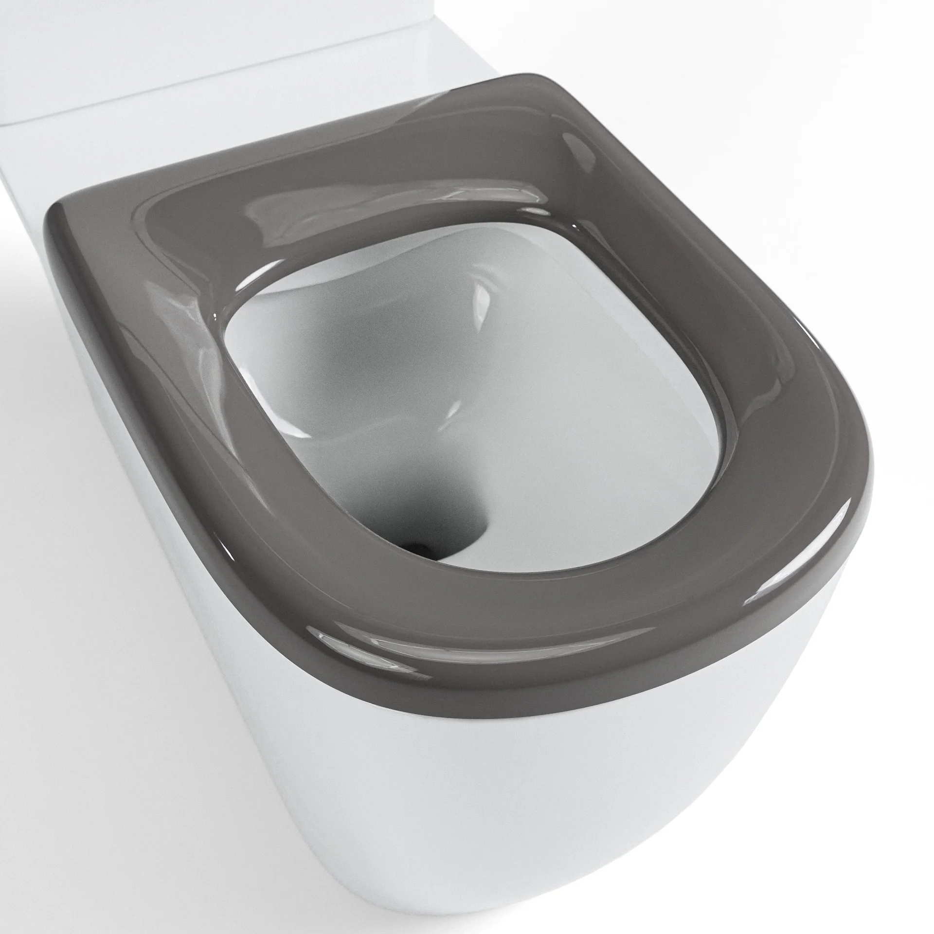 NDIS Disabled Back to Wall Rimless Toilet - 200kg Rated with Grey Seat - Image 5