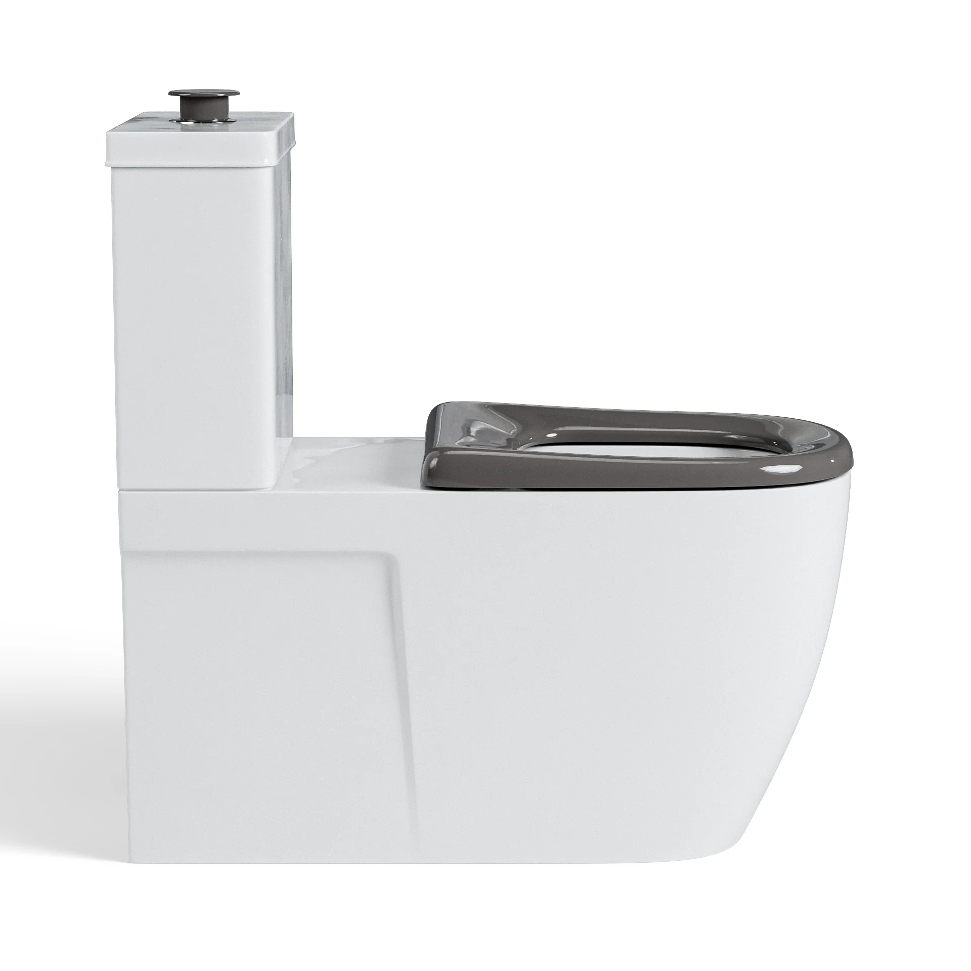 NDIS Disabled Back to Wall Rimless Toilet - 200kg Rated with Grey Seat - Image 7