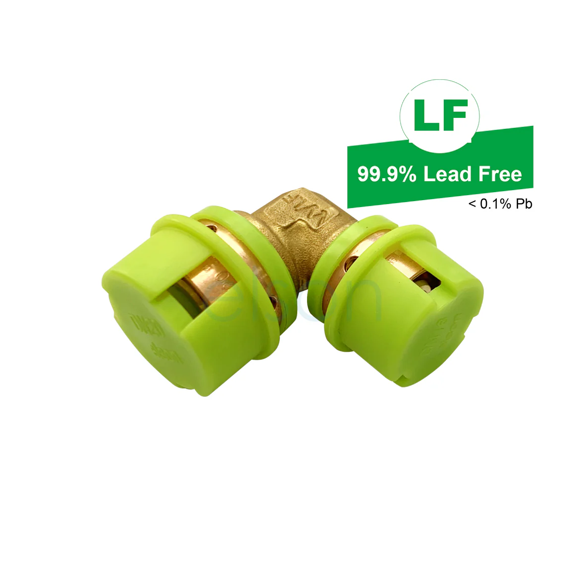 EPS Crimp Water & Gas Lead Free Dual Reducing Elbow - Image 2