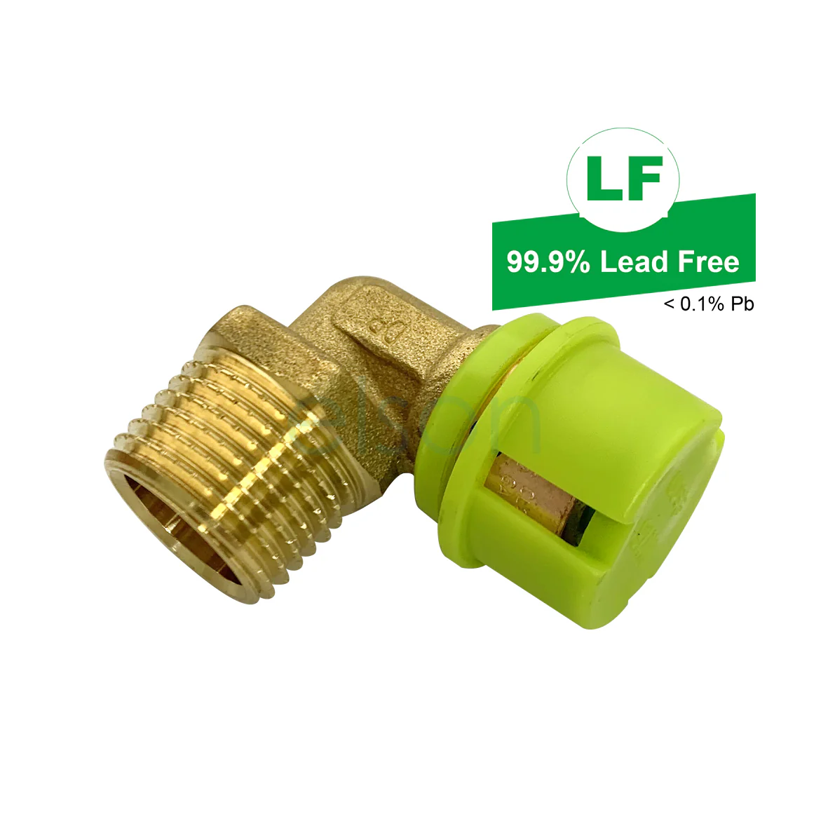 EPS Crimp Water & Gas Lead Free Dual Male Elbow - Image 3