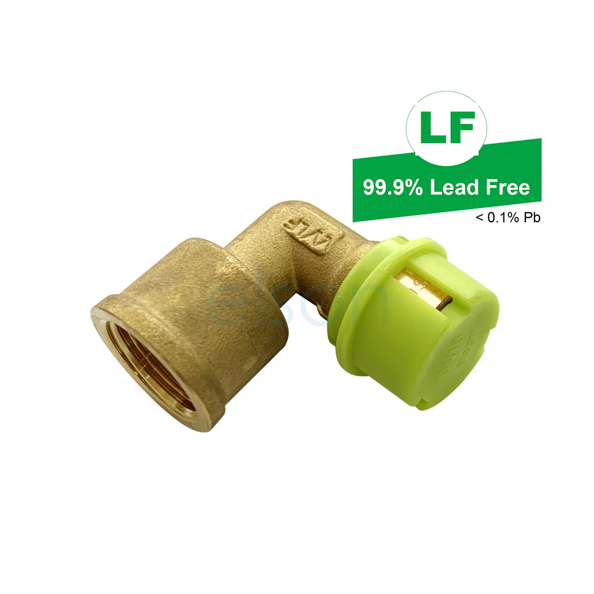 EPS Crimp Water & Gas Lead Free Dual Female Elbow - Image 3