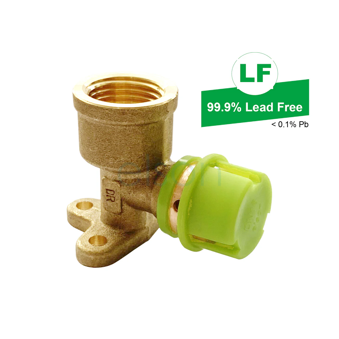 EPS Crimp Water & Gas Lead Free Dual 15BP Lugged Elbow Female - Image 2