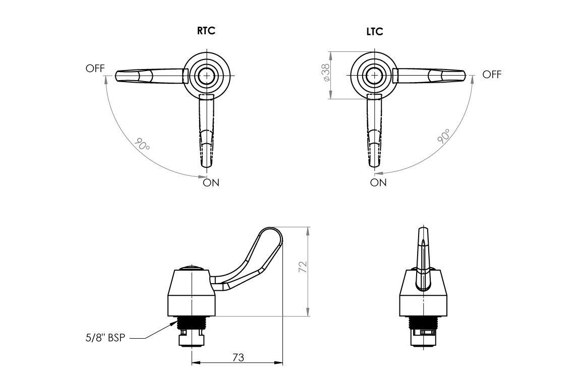 Expo Bib/Pillar Top Assembly - Image 2