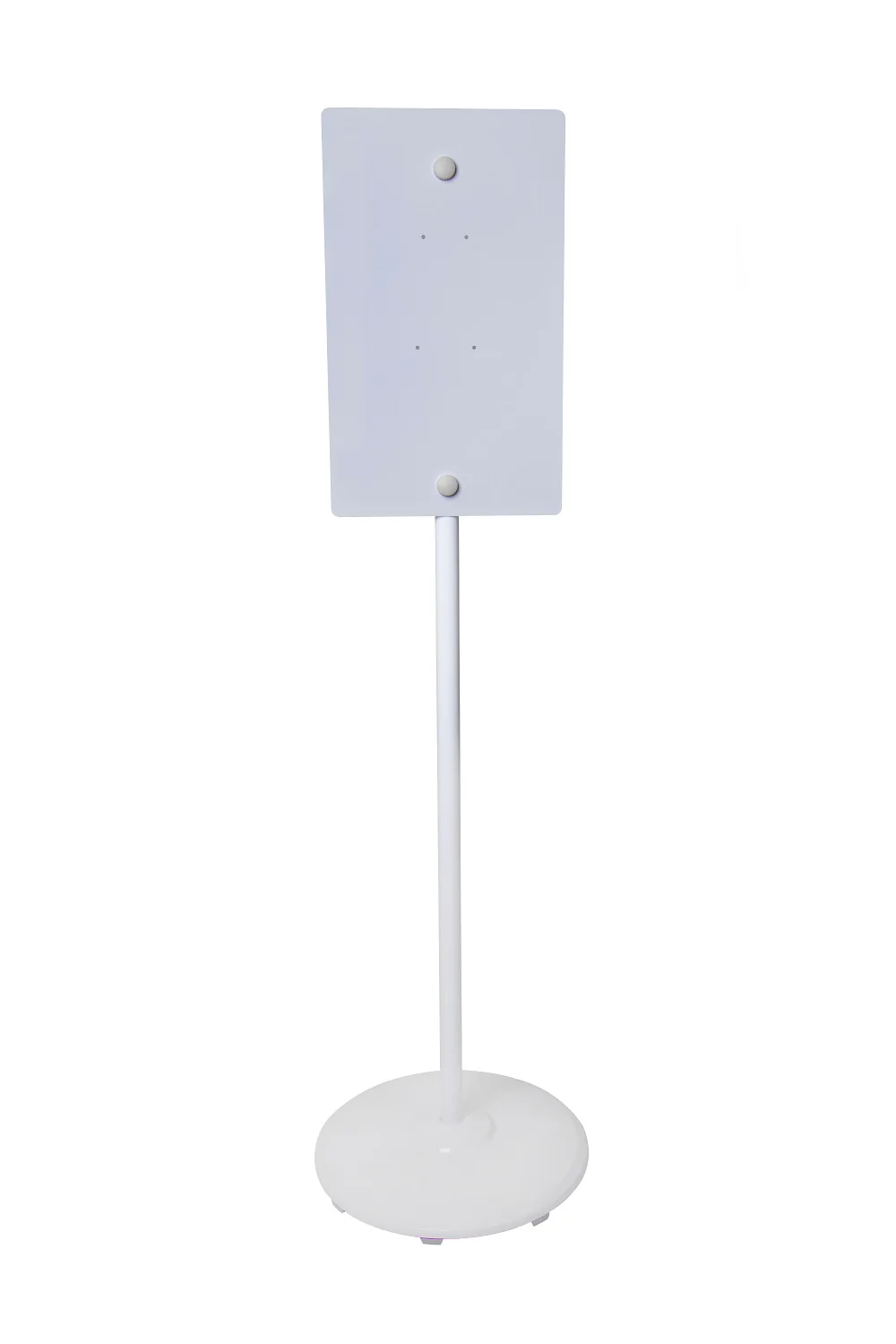 Hand Sanitiser Dispenser Stand in White - Image 2