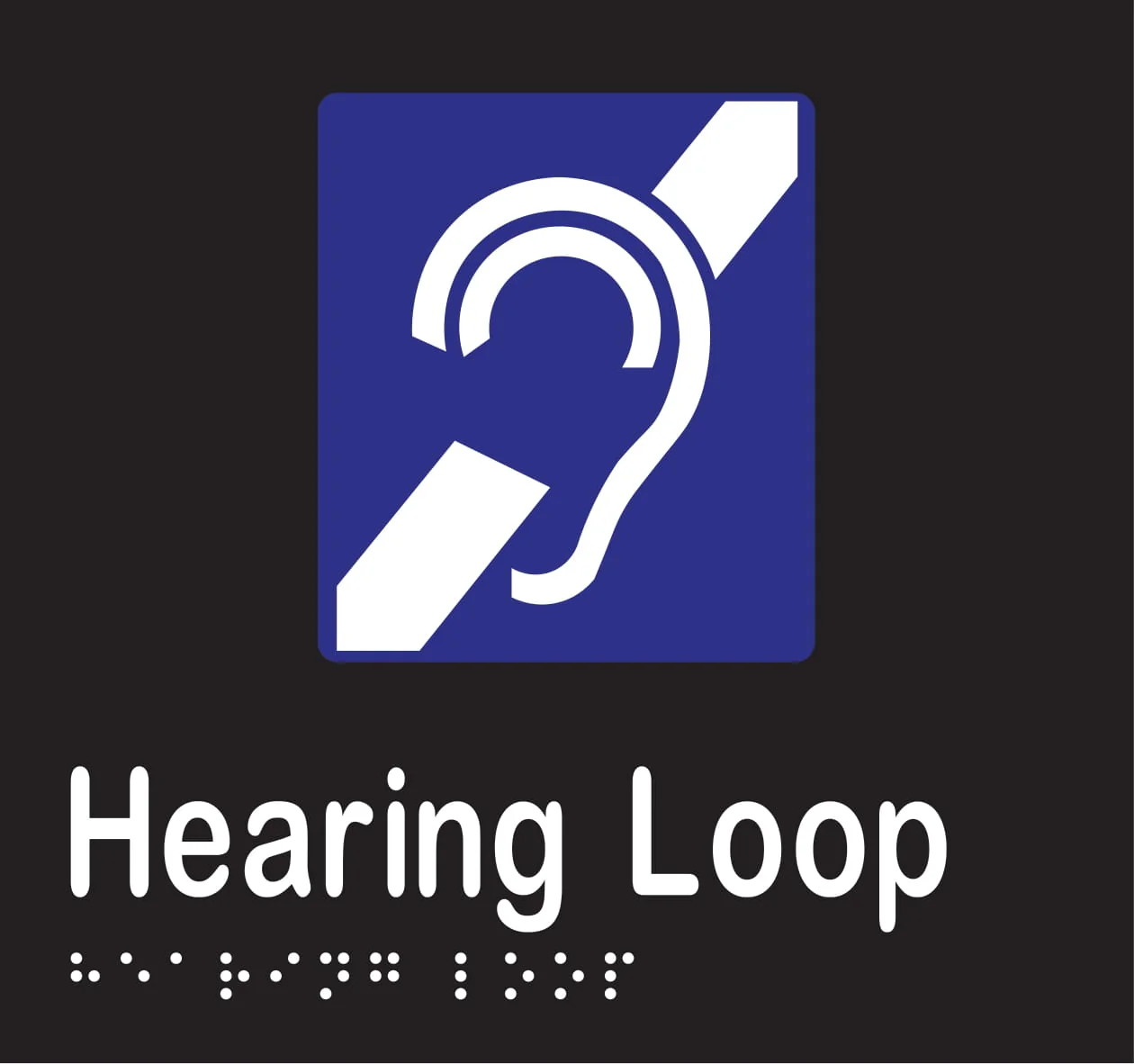Hearing Loop 160mmW x 150mmH - Image 2