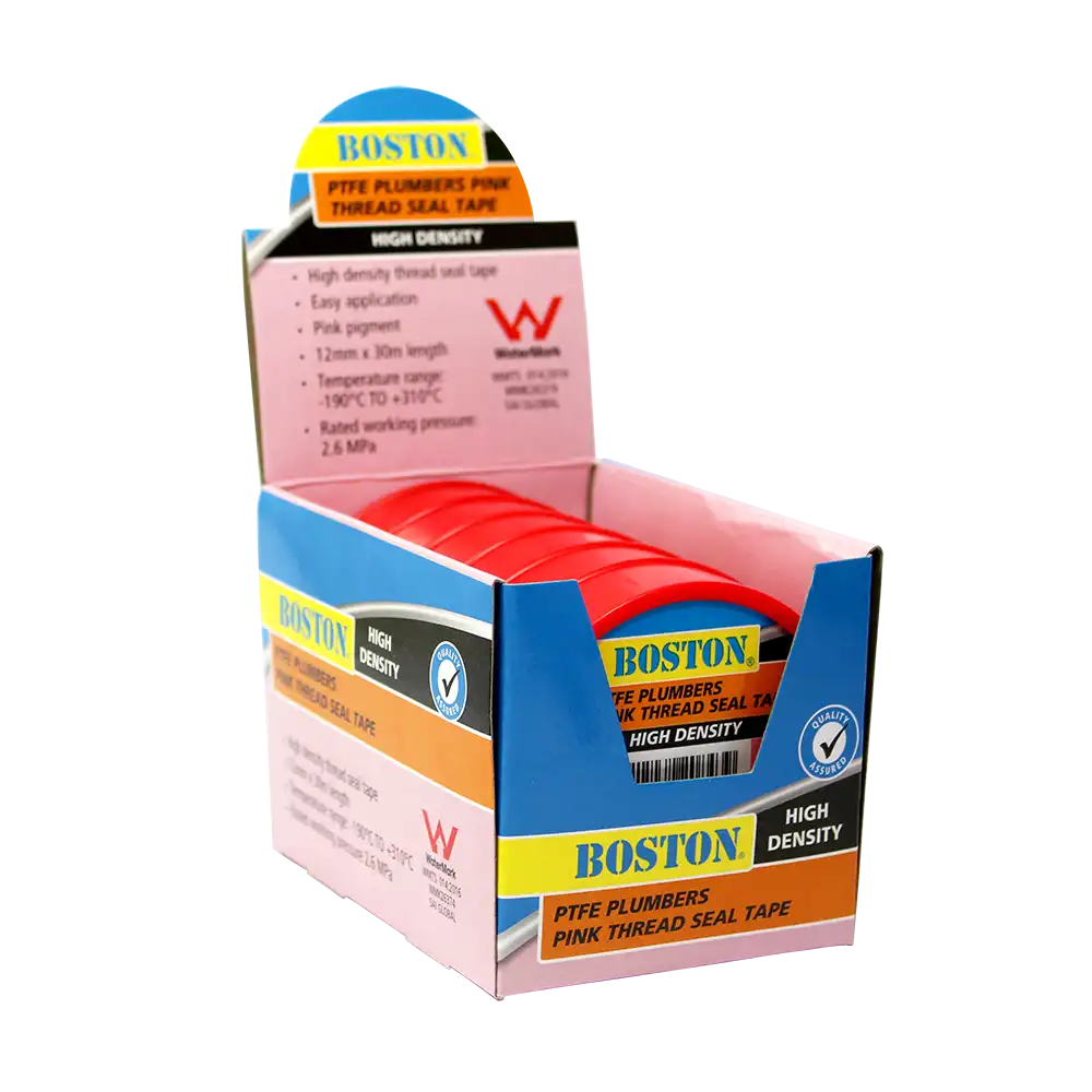 High Density Pink Thread Seal Tape 12mm x 30m - Image 2