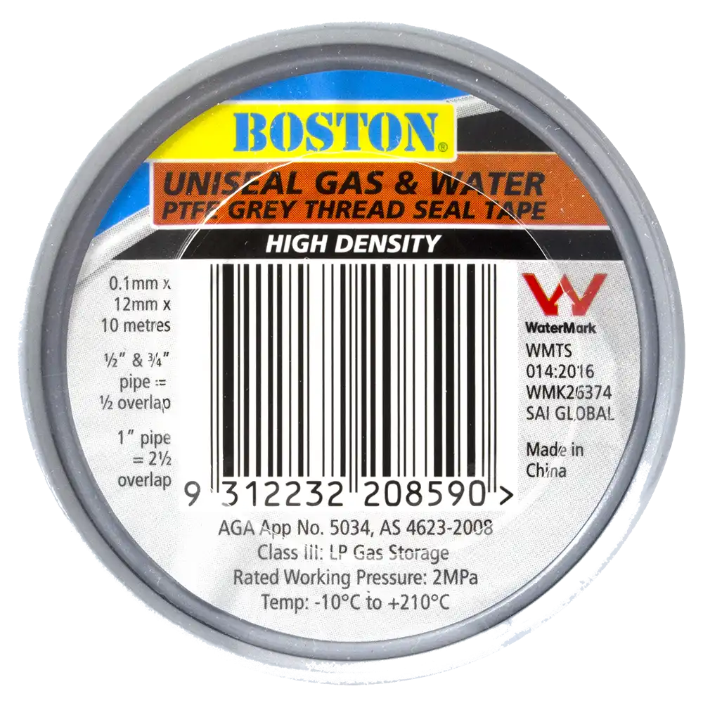 High Density Uniseal Thread Seal Tape 12mm x 10m - Image 2