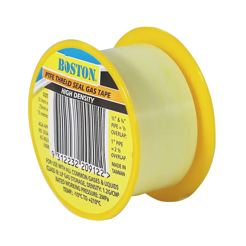 High Density Yellow Gas Thread Seal Tape 25mm x 10m - Image 2