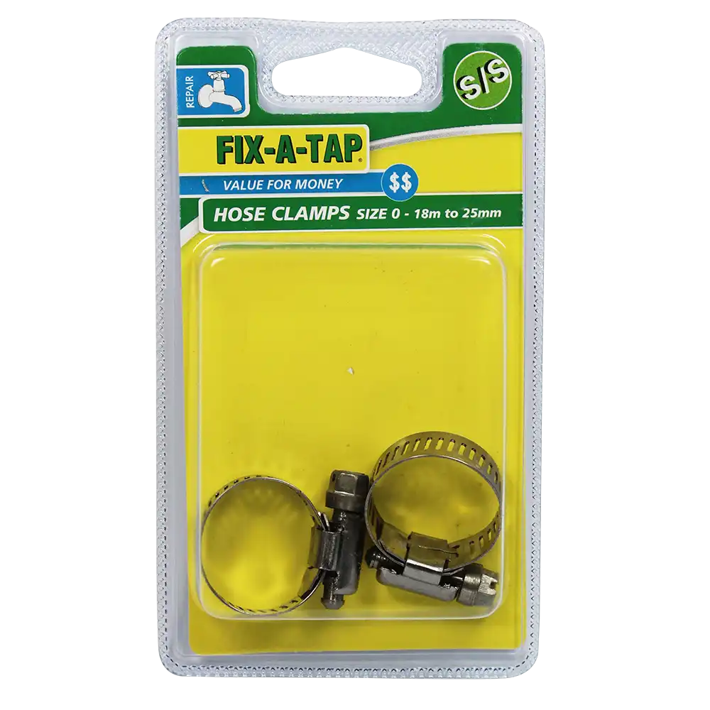 Hose Clamp – Stainless Steel No. 0 (18-25mm) Pack of 2 - Image 2
