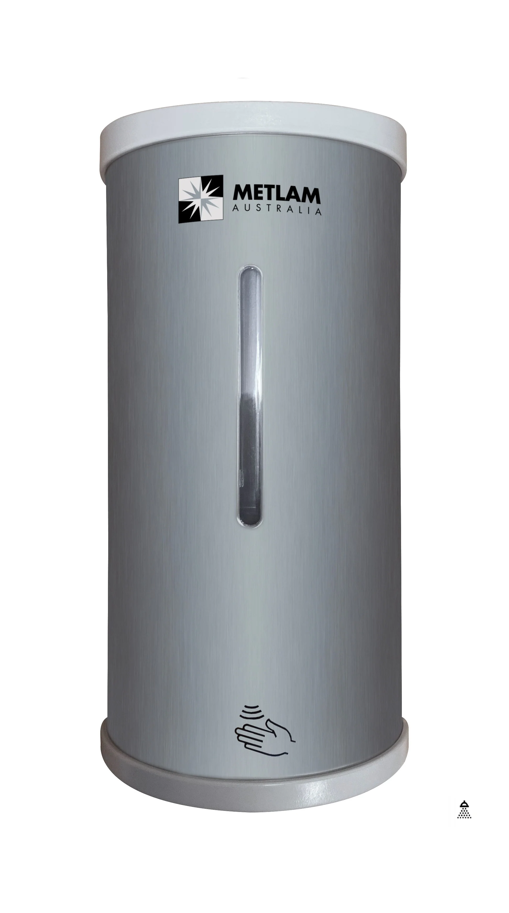 Hygiene Station - Stand in Designer Black & Sanitiser Dispenser Kit in Stainless Steel - Image 2