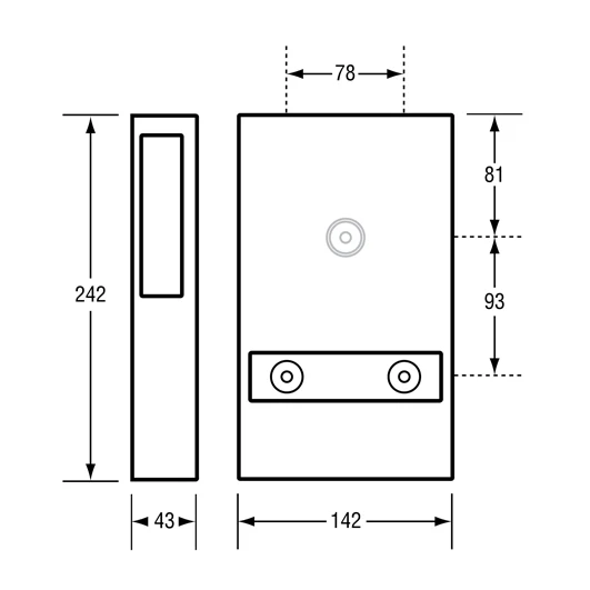 Interfold Toilet Paper Dispenser in Satin Stainless Steel - Image 2