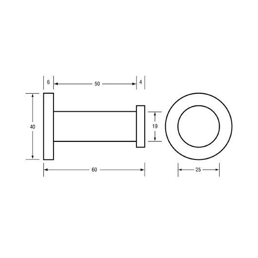 Lachlan Robe Hook - Bright Chrome Plated - Image 2