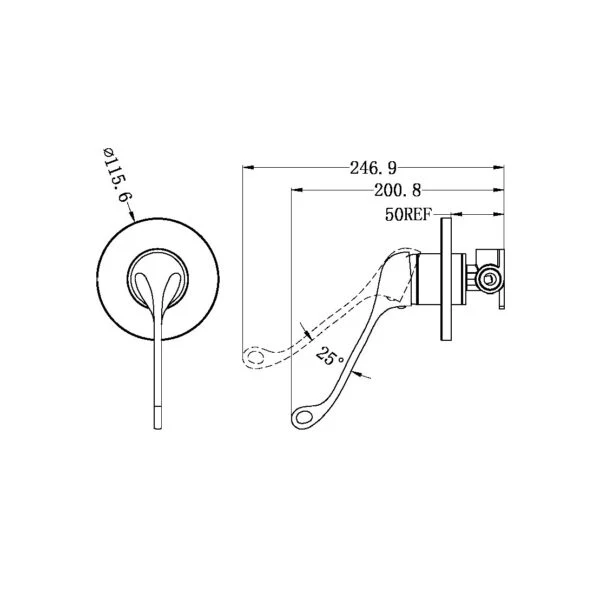 Left Hand Assisted Living Shower Kit - Image 5