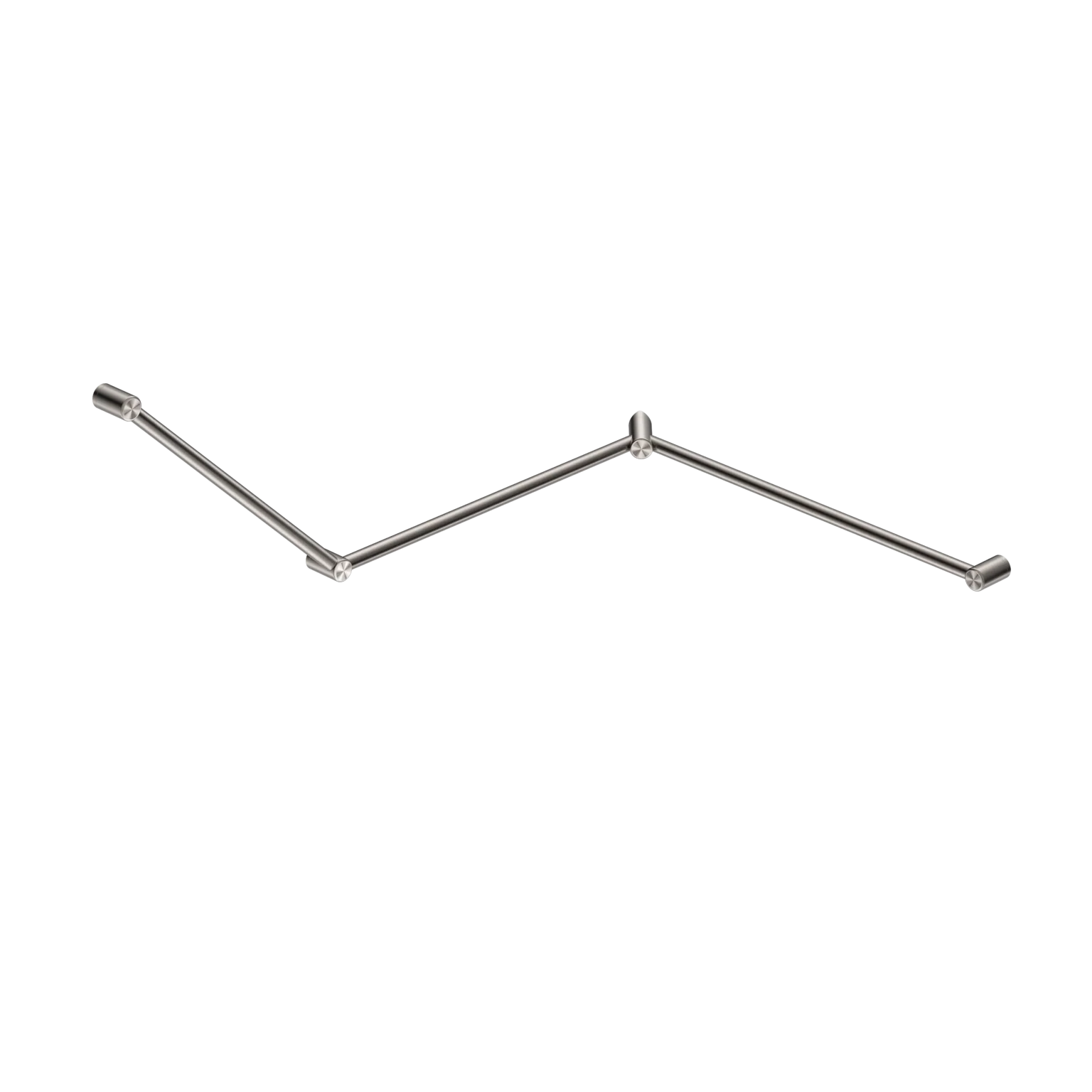 Mecca Care 32mm DDA Toilet Grab Rail Set 45 Degree Continuous 750x965x1025mm - Image 5