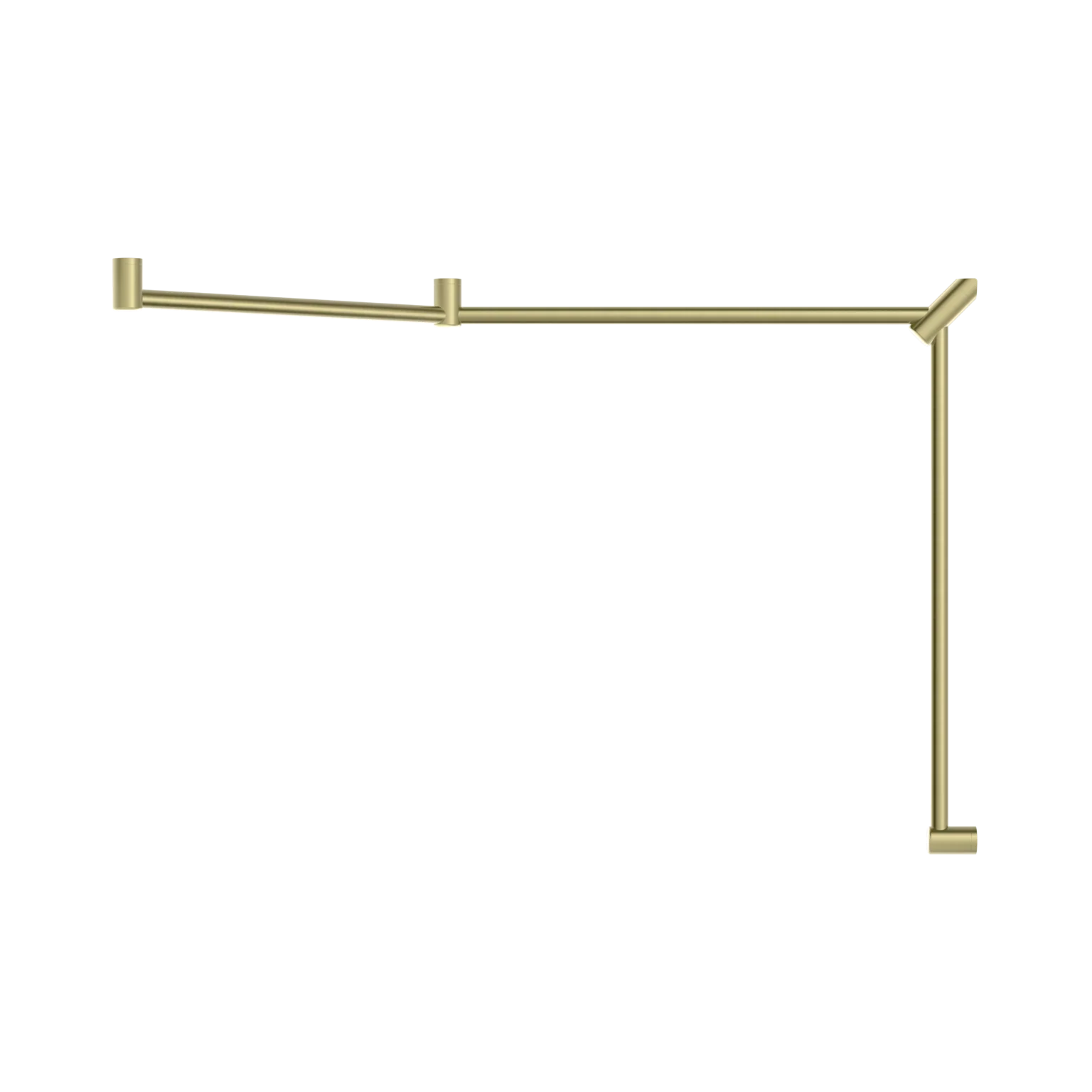 Mecca Care 32mm DDA Toilet Grab Rail Set 45 Degree Continuous 750x965x1025mm - Image 8
